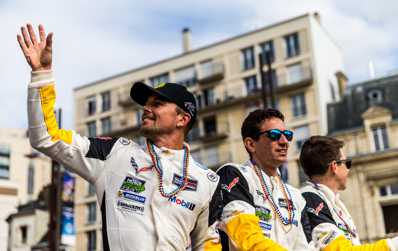 Illustration for article titled The Le Mans Driver Parade Is Absolutely Bonkers